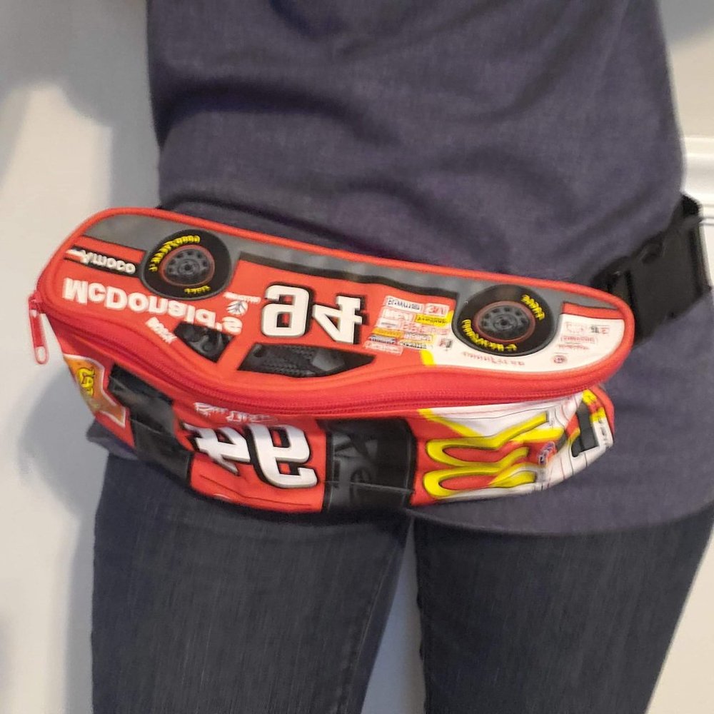 NASCAR FANNY PACK shoulder bag purse small vintage